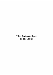 book The Anthropology of the Body