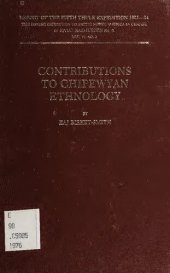 book Contributions to Chipewyan Ethnology