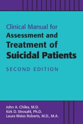 book Clinical Manual for the Assessment and Treatment of Suicidal Patients