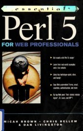 book Essential Perl 5 for Web Professionals