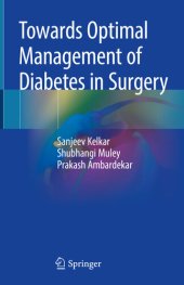 book Towards Optimal Management of Diabetes in Surgery