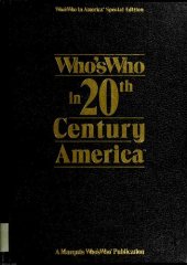 book Who's Who in 20th Century America