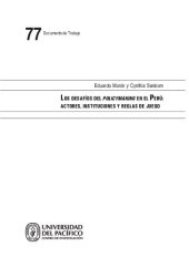 book Los desafíos del policymaking en el Perú. Actores, instituciones y reglas de juego