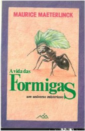 book A vida das formigas