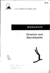 book Duration and simultaneity, with reference to Einstein's theory.