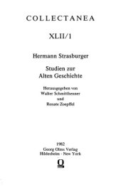 book Studien zur alten Geschichte