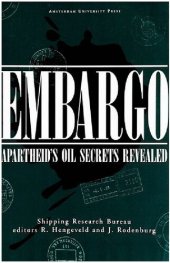 book Embargo: Apartheid's Oil Secrets Revealed