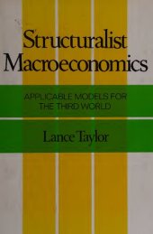 book Structuralist Macroecnomics: Applicable Models for the Third World