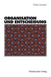 book Organisation und Entscheidung