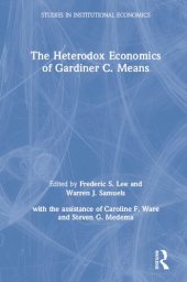 book The Heterodox Economics of Gardiner C. Means