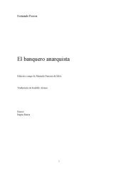 book El banquero anarquista