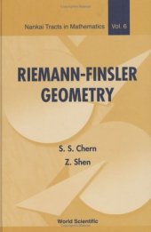 book Riemann-Finsler Geometry