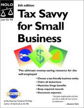 book Tax Savvy for Small Business, Sixth Edition