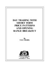 book Day Trading With Short Term Price Patterns and Opening Range Breakout