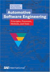 book Automotive Software Engineering: Principles, Processes, Methods, and Tools