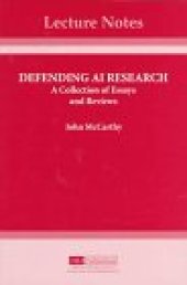 book Defending AI Research: A Collection of Essays and Reviews