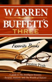 book Warren Buffett’s 3 Favorite Books: A guide to The Intelligent Investor, Security Analysis, and The Wealth of Nations