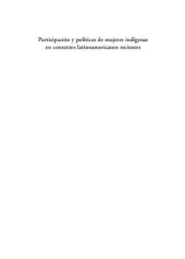 book Participación y políticas de mujeres indígenas en contextos latinoamericanos recientes