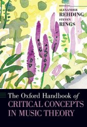 book The Oxford handbook of critical concepts in music theory