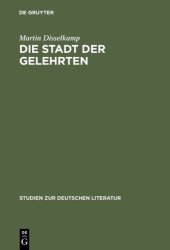 book Die Stadt der Gelehrten: Studien zu Johann Joachim Winckelmanns Briefen aus Rom