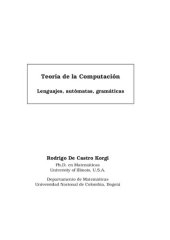 book Teoría de la Computación: Lenguajes, autómatas, gramáticas