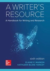 book A Writer's Resource: A Handbook for Writing and Research