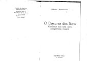 book O Discurso dos Sons ; Caminhos para uma Nova Compreensão Musical