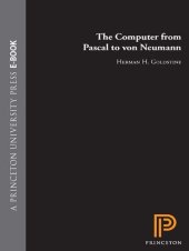 book The Computer from Pascal to Von Neumann