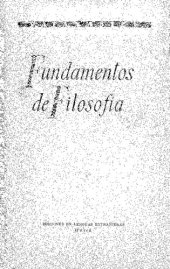 book Fundamentos de filosofía