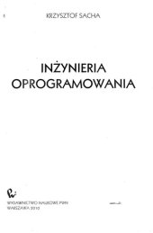 book Inżynieria oprogramowania