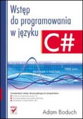 book Wstęp do programowania w języku C#