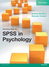 book Introduction to SPSS in psychology : for version 22 and earlier