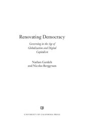 book Renovating Democracy: Governing in the Age of Globalization and Digital Capitalism (Volume 1) (Great Transformations)