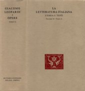 book La letteratura italiana. Storia e testi. Opere