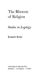 book The rhetoric of religion.