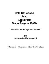 book Data Structures And Algorithms Made Easy In JAVA Data Structures and Algorithmic Puzzles