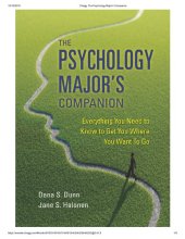 book The psychology major's companion