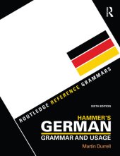 book Hammer's German Grammar and Usage