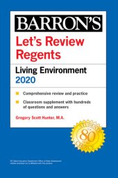 book Let's Review Regents: Living Environment 2020 (Barron's Regents NY)