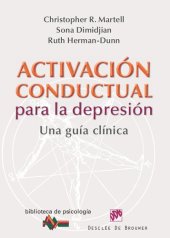 book Activación Conductual para la Depresión. Una guía clínica