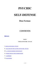 book Psychic Self-Defense