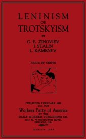 book Leninism or Trotskyism