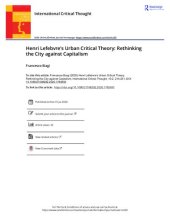 book Henri Lefebvre’s Urban Critical Theory: Rethinking the City against Capitalism