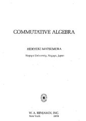 book Commutative Algebra