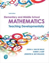 book Elementary and Middle School Mathematics: Teaching Developmentally (10th Edition)