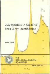 book Clay Minerals: A Guide to Their X-ray Identification