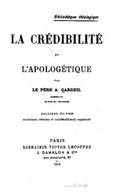 book La crédibilité et l'apologétique