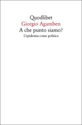 book A che punto siamo? L'epidemia come politica