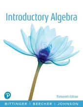 book Introductory Algebra (13th Edition)