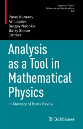 book Analysis as a Tool in Mathematical Physics - In Memory of Boris Pavlov